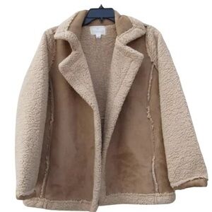 Caslon Faux Shearling Jacket NWT